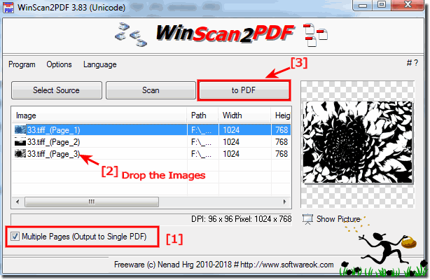 Program to transform JPG into PDF!