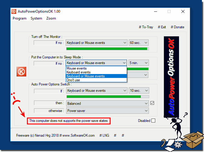 Auto Power Options Settings!