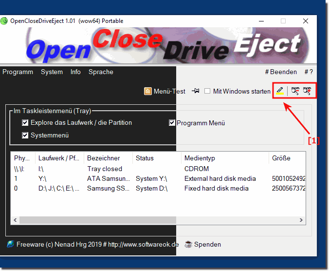 download OpenCloseDriveEject 3.13 download OpenCloseDriveEject 3.13