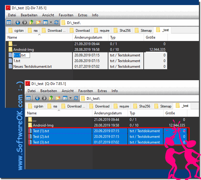 Rename Multiple files in the File Explorer Views!