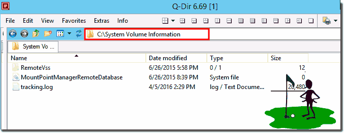 Show System Volume Information in Explorer View!