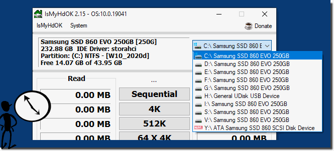 Easily check  Volume, Partition on HDD, SSD, ...!