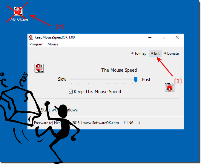 Uninstall KeepMouseSpeedOK from Windows!