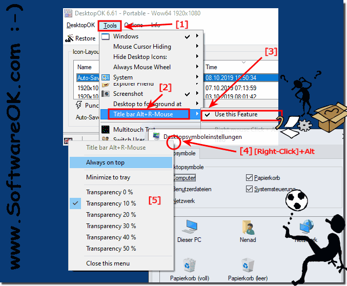 Windows Always In The Foreground Under Windows 10 8 1