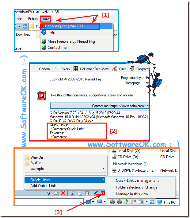 Access quick links, find the folder in file explorer views, how to!  