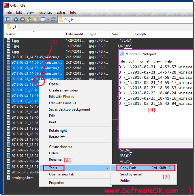 Copy Selected File and Full Folder Paths in Explorer Views!