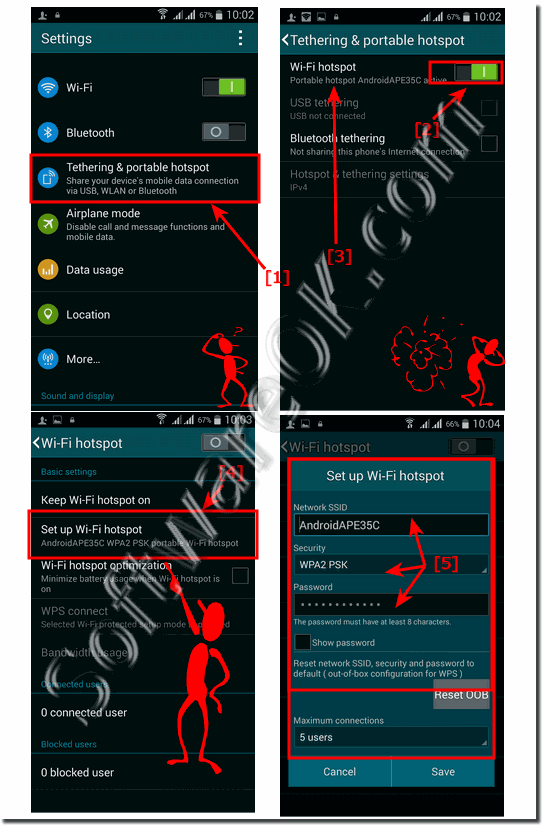 Modify enable the Mobile Hotspot on Android-AP!