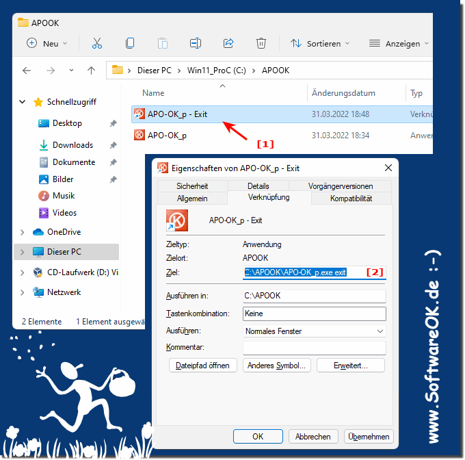 Let Auto-Power-Options-OK end with parameter exit!