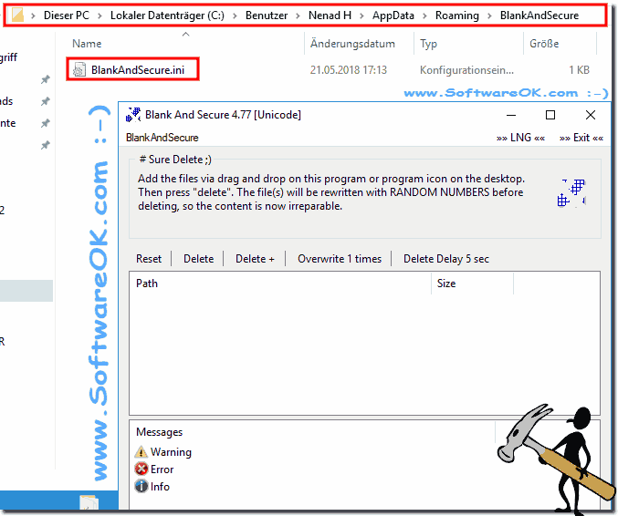 The File Eraser Standard on Windows!