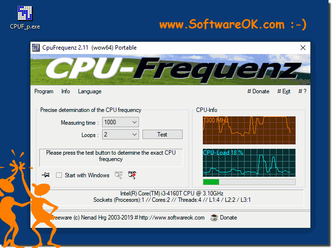 Detection of CPU manufacturer and processor series under Windows!