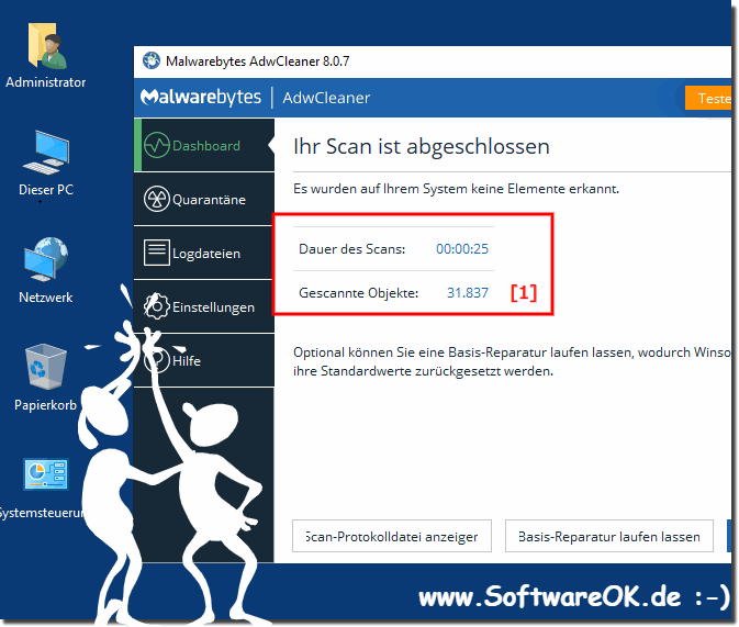 Malwarebytes against adware, malware as a cleaner!