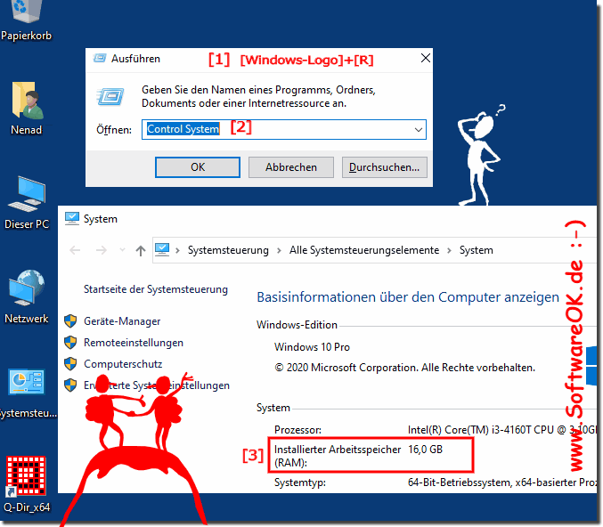 Detect a lot of RAM installed on a computer!