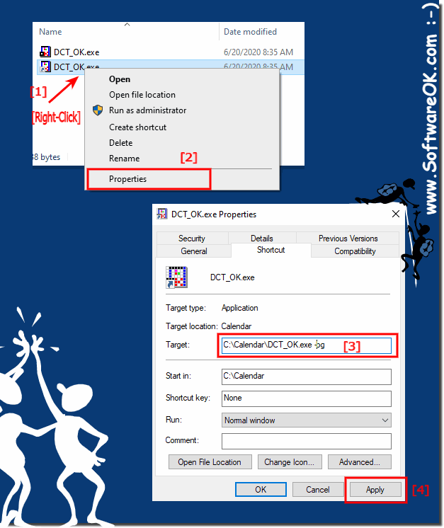 Make desktop calendar when it starts to automatically start as minimized to tray!