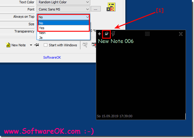 Short note on the Windows desktop foreground window!