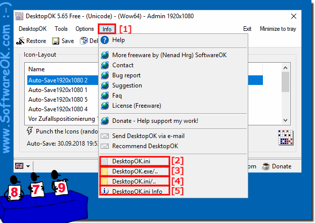 Find the DeaktopOK INI-File!