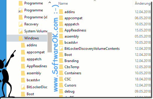 MS-Explorer Folder-Tree buttons lost!