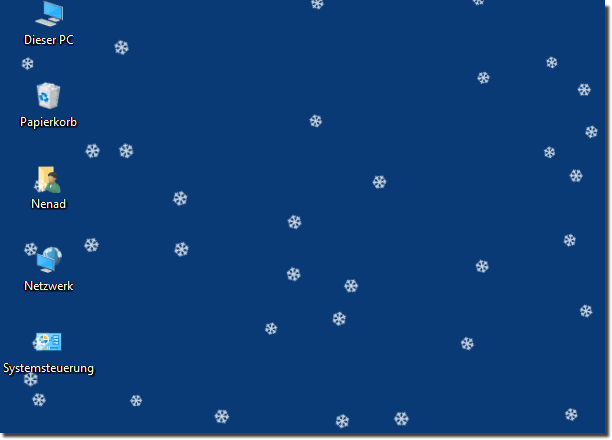 Desktop Snow is the best for Windows PC!