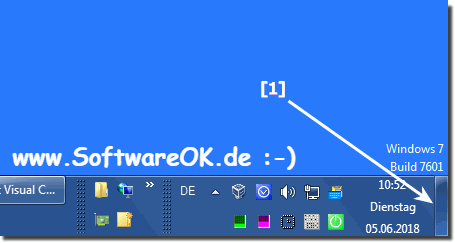 Quickly to the Windows desktop!