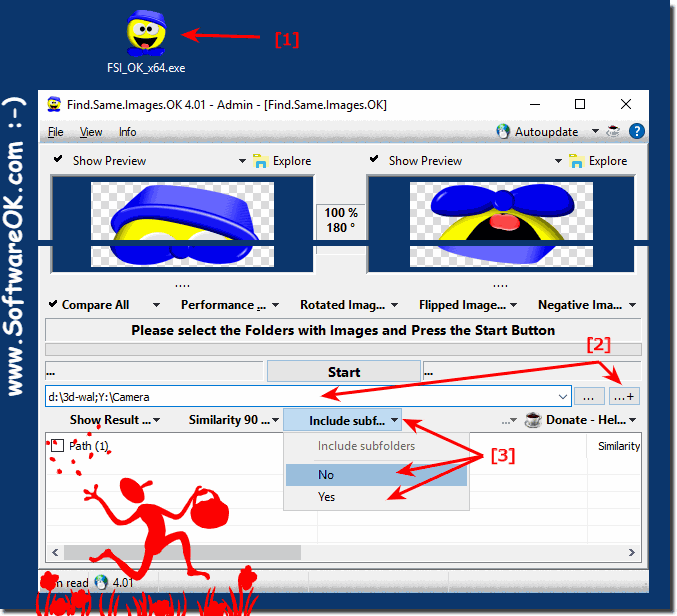 Add multiple folders to compare photos under Windows!