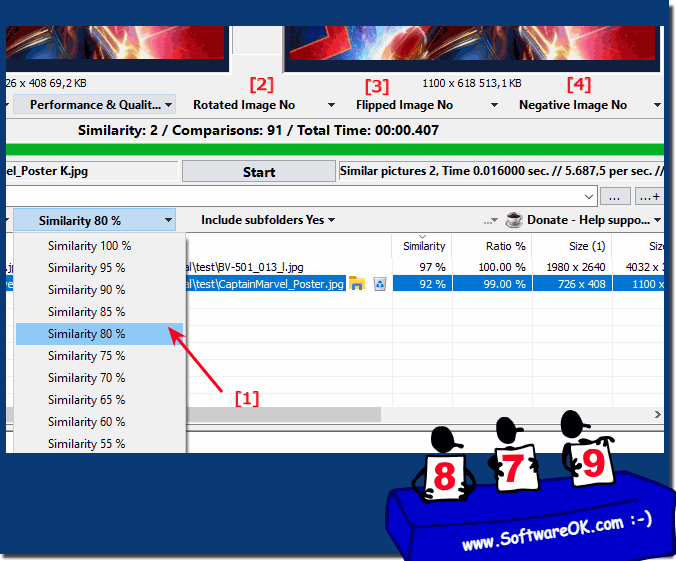 Find easy duplicate of pictures based on Similarity!