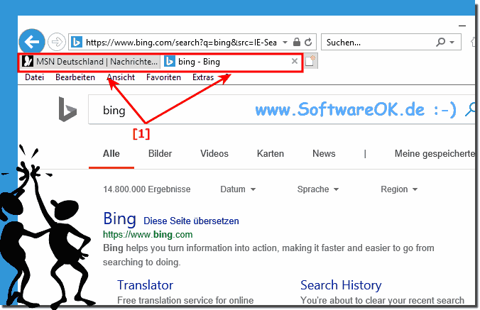 Tabbed browsing in IE 11!