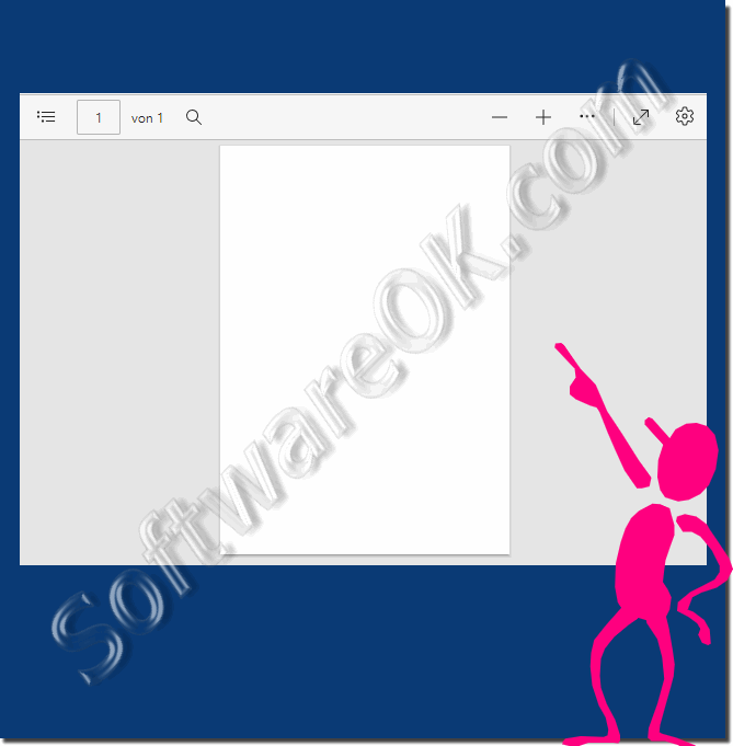The blank ergo empty PDF-File!