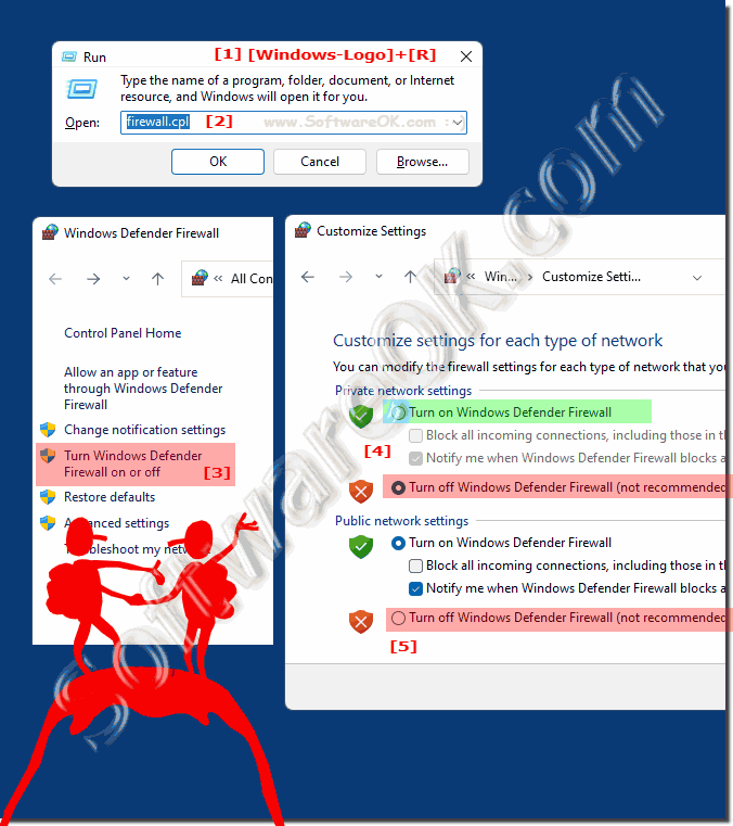 Enable or Disable Microsoft Windows Firewall!