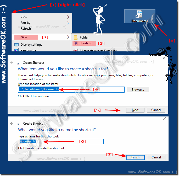 Prepare shortcut for a keyboard shortcut to open a folder!