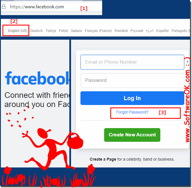 Facebook.com if I forget the password!