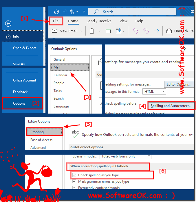 How Do I Enable Or Disable The Spell Check In MS Outlook