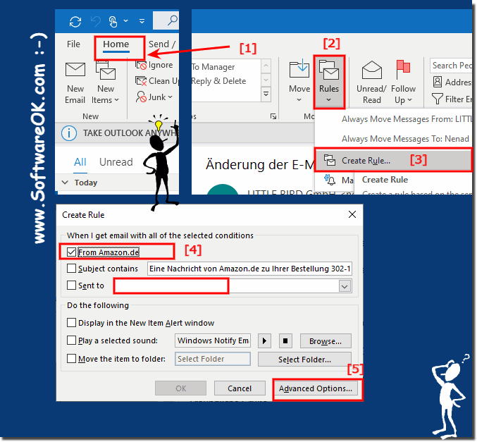 Block emails from specific senders in Microsoft Outlook!