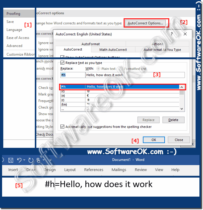 Create text modules for MS Word and Excel!