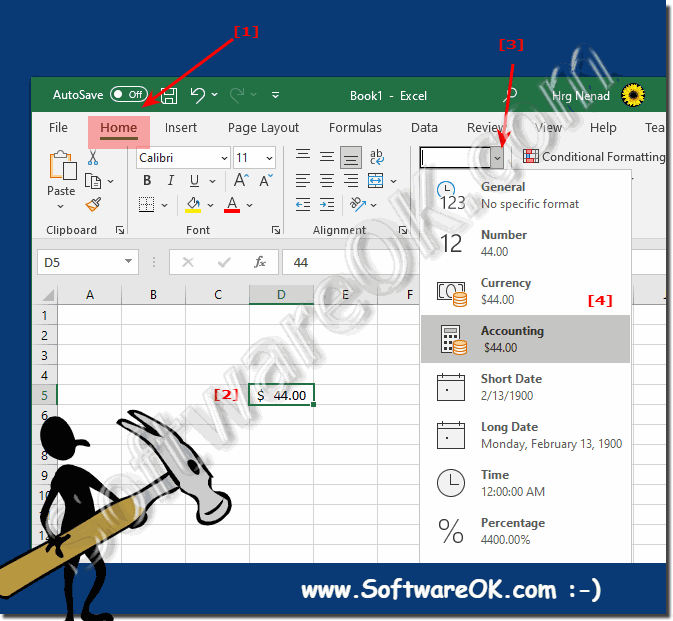 Custom cell formatting in Excel!