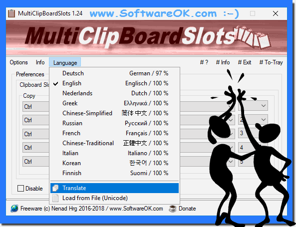 Language and translate Multi-ClipBoard-Slots !