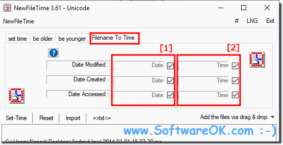 File Name to File Time and Date Stamp! 