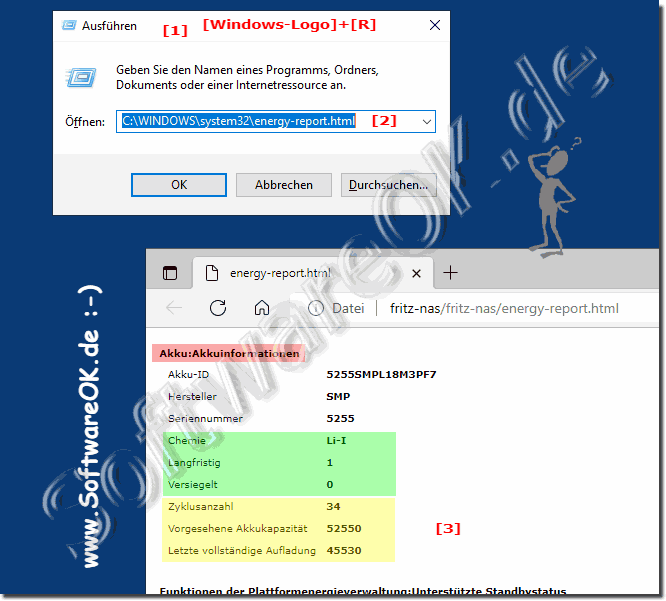 Battery condition report!