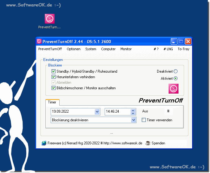 Current standby blocker on Windows XP!