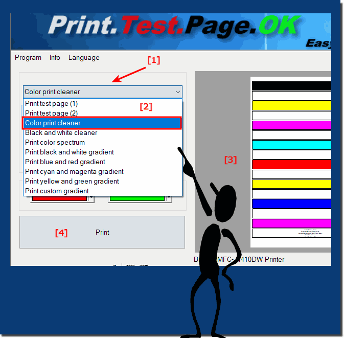 print test page windows 10