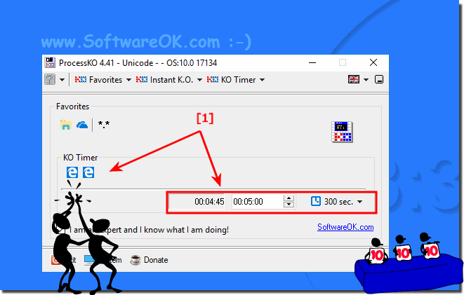 KO Timer for the Process and APP Terminator on Windows-10