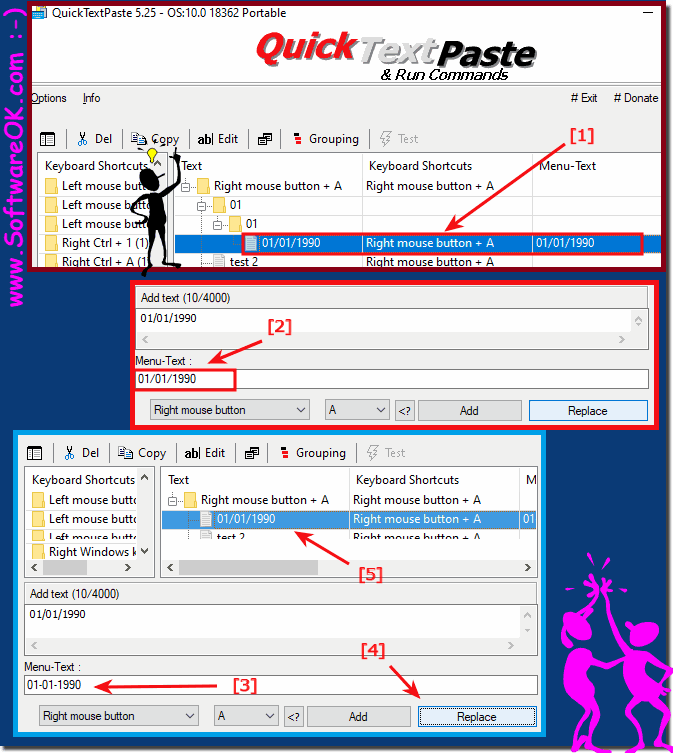 Delete the folders created in the QTP menu!