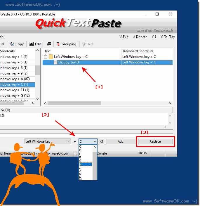 Quickly assign hotkey to other Windows hotkeys!