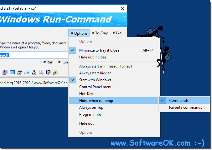 Hide Run-Command when running commands!