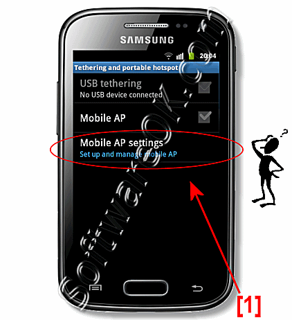 Mobile AP Settings on Samsung-Galaxy