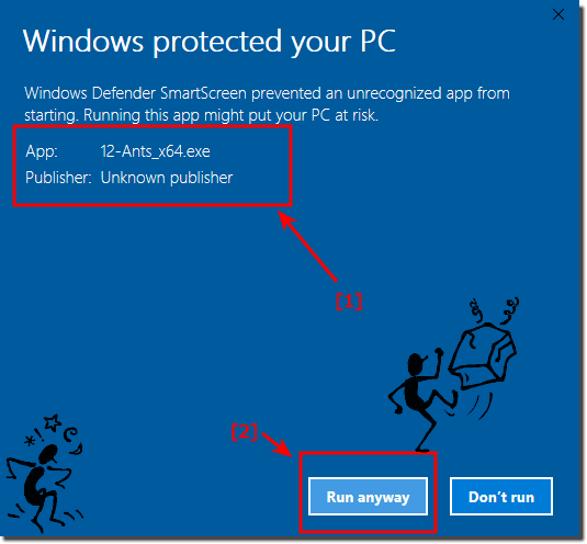 Windows Run Protect Software on the PC!