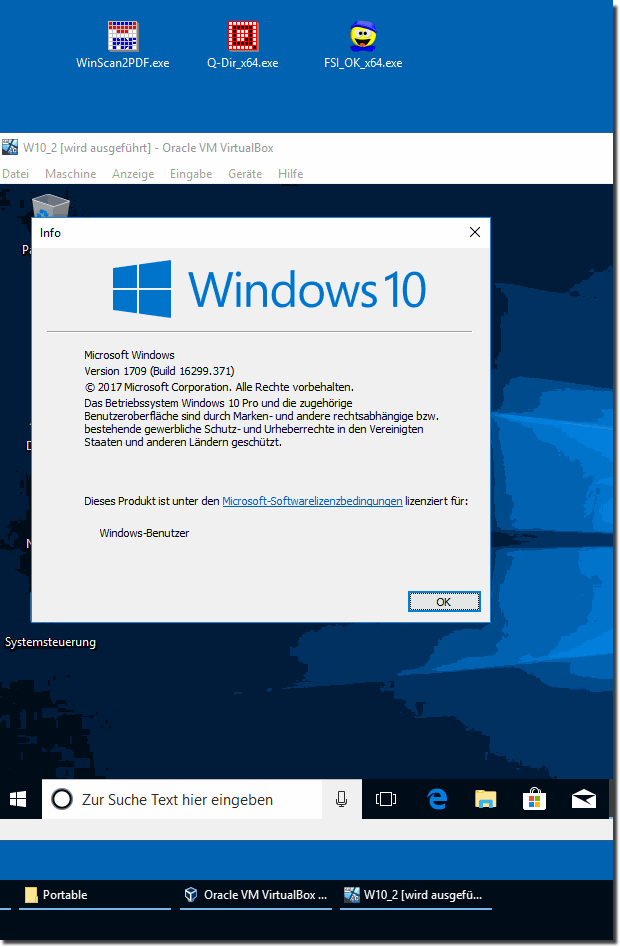 Windows-10 under Windows-10 in Virtual-Box!