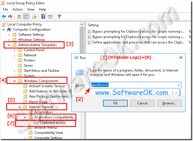 Clipboard access confirmation in Internet Explorer!