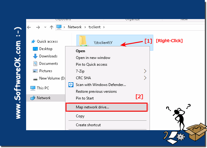 Connect network drive or folder!