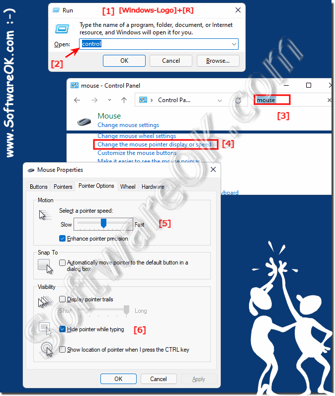 Too fast cursor in Windows text editors!