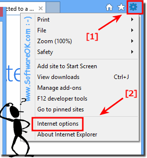 Open Internet Options in IE!