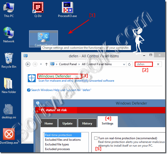 Temporarily deactivate Microsoft Security Essentials!
